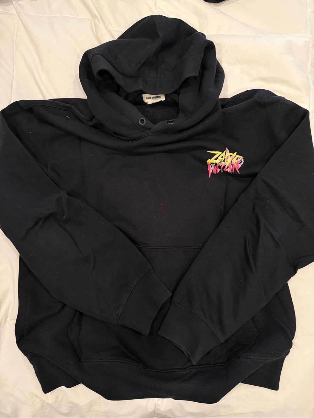 Zadig & Voltaire Black Graphic hoodie (photo print)